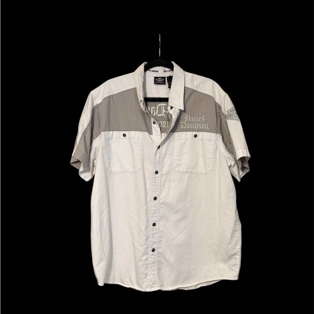 Harley-Davidson Men's Vintage Button Down Shirt • Size XL • 11/2013
